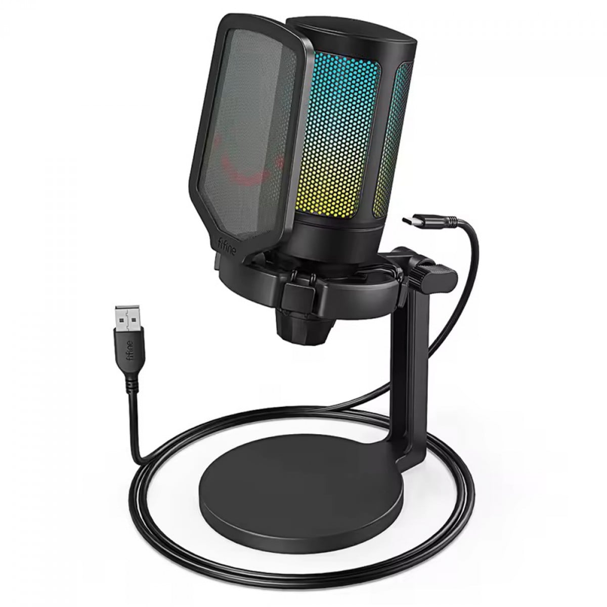 Microfone Gamer Fifine Ampligame A6NEO