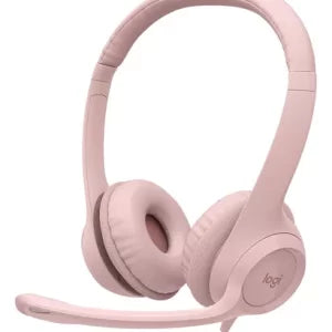 Fone de ouvido Headset H390 Usb Rose Logitech